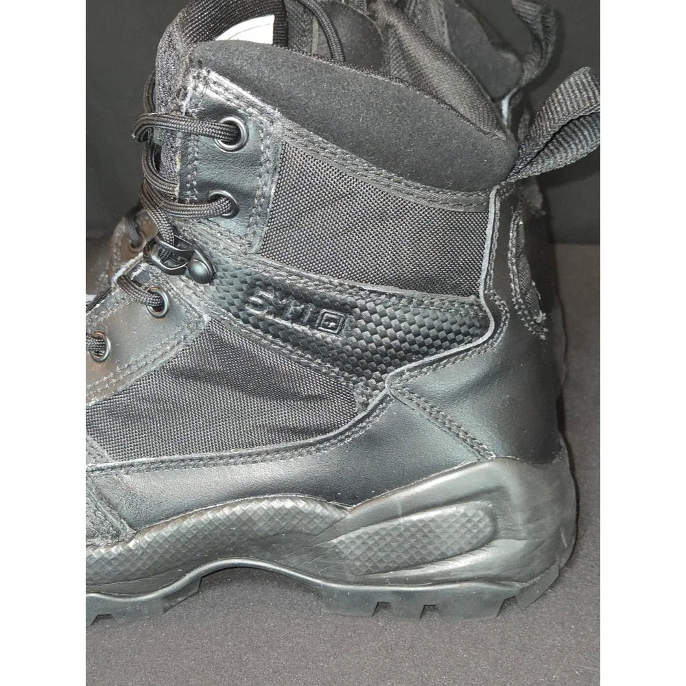 5.11 ATAC 2.0 6 Black Side Zip Tactical Boots Men's Size 7‎